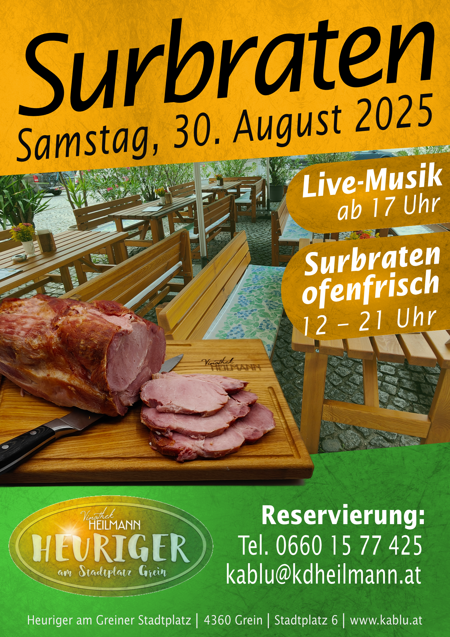 A3 Heuriger Surbraten