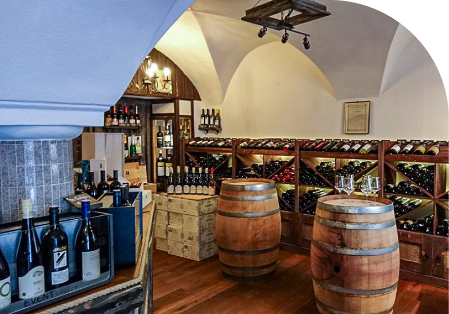 Gewölbe der Kablu Vinothek